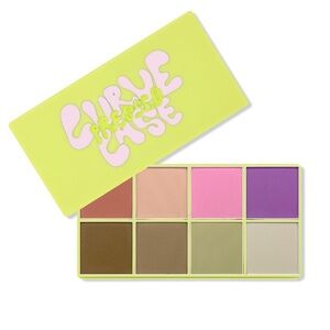 NWT Made by Mitchell Curve Case Powder Blush Bronzer Face Palette in Lighter